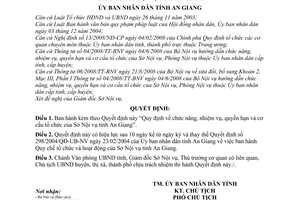 Quyết định 11/2009/QĐ-UBND Quy định chức năng, nhiệm vụ, quyền hạn cơ cấu tổ chức Sở Nội vụ tỉnh An Giang