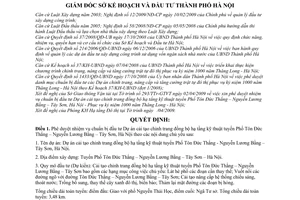 Quyết định 188/QĐ-KH&ĐT nhiệm vụ chuẩn bị đầu tư Dự án cải tạo chỉnh trang đồng bộ hạ tầng kỹ thuật tuyến Phố Tôn Đức Thắng Nguyễn Lương Bằng Tây Sơn