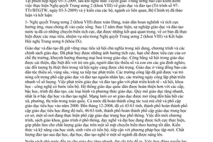 Thông báo kết luận 242-TB/TW tiếp tục thực hiện Nghị quyết Trung ương 2