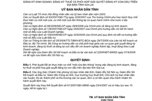 Quyết định 11/2009/QĐ-UBND phê duyệt Đề án cơ chế một cửa liên thông đăng ký kinh doanh, thuế phối hợp giải quyết đăng ký con dấu tỉnh Gia Lai