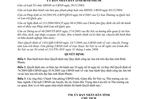 Quyết định 14/2009/QĐ-UBND công tác lưu trữ Bình Phước