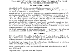 Quyết định 23/2009/QĐ-UBND mức kinh phí hoạt động