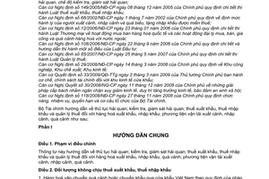 Thông tư 79/2009/TT-BTC thủ tục hải quan kiểm tra, giám sát hải quan; thuế xuất thuế nhập khẩu quản lý thuế hàng hoá xuất nhập khẩu