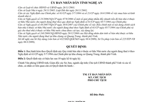 Quyết định 45/2009/QĐ-UBND Quy trình bán nhà ở thuộc sở hữu Nhà nước