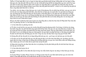 Chỉ thị 05/2009/CT-UBND chấn chỉnh công tác xây dựng thực hiện quy ước ấp khu phố