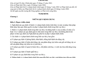 Nghị định 40/2009/NĐ-CP xử phạt vi phạm hành chính trong lĩnh vực thú y