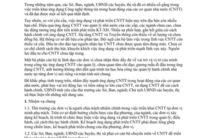 Chỉ thị 05A/2009/CT-UBND ứng dụng công nghệ thông tin trong cơ quan nhà nước Quảng Trị