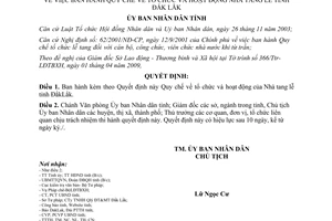 Quyết định 15/2009/QĐ-UBND hoạt động Nhà tang lễ Đắk Lắk