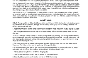 Nghị quyết 04/2009/NQ-HĐND chính sách thu hút cán bộ bác sỹ Quảng Trị