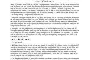 Thông báo 137/TB-VPCP kết luận Phó Thủ tướng Hoàng Trung Hải họp giao ban trực tuyến bộ, ngành, địa phương xây dựng ngành giao thông vận tải