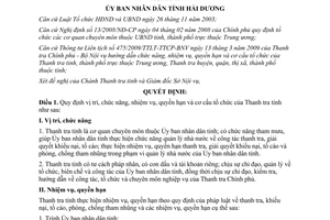 Quyết định 11/2009/QĐ-UBND chức năng nhiệm vụ quyền hạn của thanh tra tỉnh