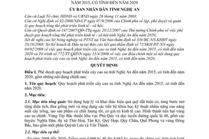 Quyết định 1708/QĐ-UBND.NN phê duyệt quy hoạch phát triển cây cao su