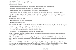 Công văn 2241/NHNN-QLNH Tổ chức tín dụng báo cáo hoạt động Sàn giao dịch vàng