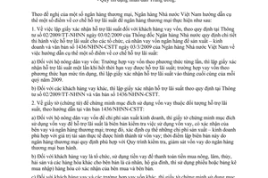 Công văn 2244/NHNN-CSTT thực hiện cơ chế hỗ trợ lãi suất