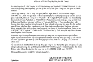 Công văn 1754/TCHQ-GSQL đăng ký hợp đồng gia công thông qua đại lý làm thủ tục hải quan