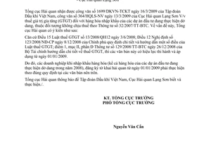 Công văn 1853/TCHQ-KTTT vướng mắc thực hiện Luật thuế giá trị gia tăng