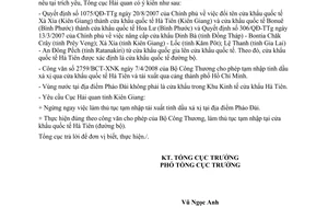 C&#244;ng văn 1904/TCHQ-GSQL tạm nhập t&#225;i xuất tinh dầu x&#225; xị