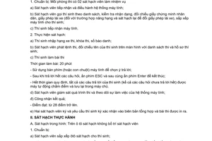 Công văn 1431/CĐBVN-QLPT&NL hướng dẫn quy trình sát hạch lái xe ôtô