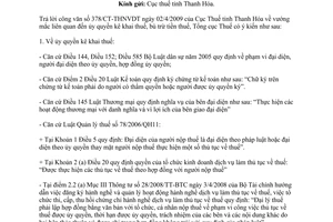 Công văn 1482/TCT-KK ủy quyền kê khai thuế và bù trừ tiền thuế