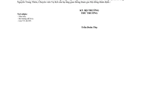 Công văn 2698/BGTVT-KCHT cử cán bộ tham gia Hội đồng thẩm định Đề án phát triển Bể than đồng bằng sông Hồng