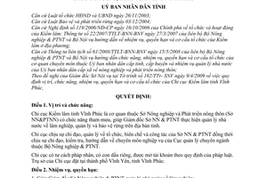 Quyết định 28/2009/QĐ-UBND vị trí chức năng nhiệm vụ, quyền hạn Chi cục Kiểm lâm