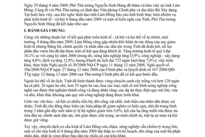 Thông báo 151/TB-VPCP kết luận Phó Thủ tướng Nguyễn Sinh Hùng làm việc lãnh đạo tỉnh Lâm Đồng