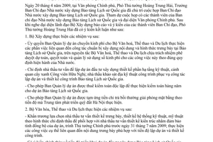 Thông báo 149/TB-VPCP kết luận Phó Thủ tướng Hoàng Trung Hải họp Ban Chỉ đạo nhà nước xây dựng bảo tàng lịch sử quốc gia