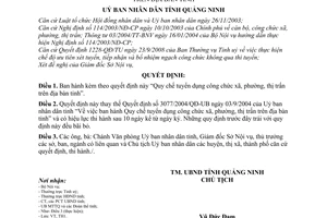 Quyết định 1533/2009/QĐ-UBND Quy chế tuyển dụng công chức xã, phường, thị trấn trên địa bàn tỉnh Quảng Ninh