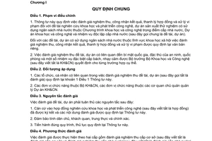 Thông tư 12/2009/TT-BKHCN đánh giá nghiệm thu đề tài khoa học công nghệ, dự án sản xuất thử nghiệm cấp nhà nước