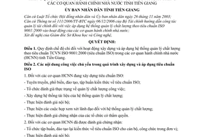 Quyết định 10/2009/QĐ-UBND chế độ chi hoạt động xây dựng áp dụng hệ thống quản lý chất lượng theo tiêu chuẩn TCVN ISO 9001-2000