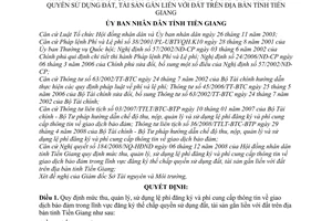 Quyết định 13/2009/QĐ-UBND mức thu quản lý lệ phí đăng ký phí cung cấp thông tin giao dịch bảo đảm đăng ký thế chấp quyền sử dụng đất tài sản