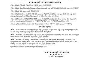 Quyết định 13/2009/QĐ-UBND cấp Giấy chứng nhận quyền sở hữu công trình xây dựng Hưng Yên