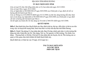 Quyết định 29/2009/QĐ-UBND quy định trình tự, thủ tục, điều kiện thứ tự ưu tiên xét duyệt đối tượng thuê mua nhà ở xã hội t tỉnh Bình Dương