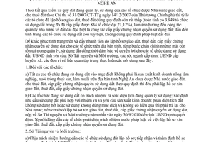 Chỉ thị 15/2009/CT-UBND đẩy nhanh tiến độ lập hồ sơ thuê đất cấp giấy