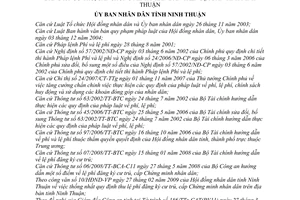 Quyết định 143/2009/QĐ-UBND mức chế độ thu, nộp, quản lý sử dụng lệ phí đăng ký cư trú, cấp chứng minh nhân dân tỉnh Ninh Thuận