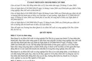 Quyết định 33/2009/QĐ-UBND quy định chức năng nhiệm vụ quyền hạn