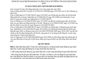 Quyết định 853/2009/QĐ-UBND quy định mức thu, chế độ quản lý, sử dụng lệ phí đăng ký giao dịch đảm bảo phí cung cấp thông tin giao dịch đảm bảo