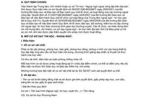 Hướng dẫn 836/SGD&ĐT-GDTX thành lập trung tâm chi nhánh cơ sở dạy tin học ngữ