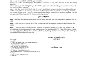 Quyết định 69/2009/QĐ-UBND Quy chế phong tặng danh hiệu Nghệ nhân Hà Nội ngành thủ công mỹ nghệ