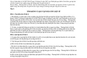 Thông tư liên tịch 14/2009/TTLT-BLĐTBXH-BTC hướng dẫn NĐ 16/2007/NĐ-CP tìm kiếm, qui tập hài cốt liệt sĩ, quản lý mộ, đài tưởng niệm, bia ghi tên LS