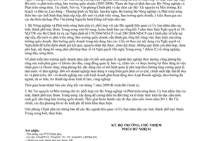 Thông báo 159/TB-VPCP kết luận Phó Thủ tướng Nguyễn Sinh Hùng sắp xếp, đổi mới phát triển nông, lâm trường quốc doanh