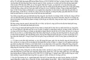 Chỉ thị 10/2009/CT-UBND tăng cường quản lý nhà nước vũ khí, vật liệu nổ công cụ hỗ trợ địa bàn thành phố Hồ Chí Minh