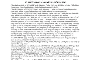 Quyết định 918/QĐ-BTNMT quy định quản lý công chức, viên chức