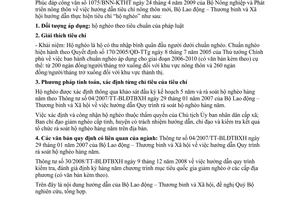 Công văn 1482/LĐTBXH-BTXH hướng dẫn tiêu chí nông thôn mới