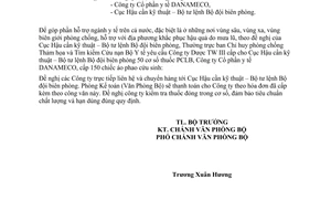 Công văn 2795/BYT-VPB1 xuất cấp hàng phục vụ công tác phòng chống lụt bão năm 2009