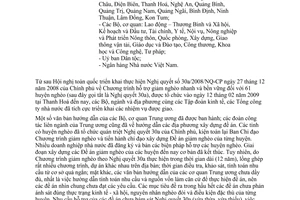 Công văn 705/TTg-KGVX tiếp tục thực hiện Nghị quyết 30a/2008/NQ-CP Chương trình hỗ trợ giảm nghèo nhanh bền vững  61 huyện nghèo