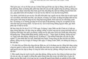 Công văn 816/TTg-KGVX mở đợt cao điểm phòng, chống ma túy