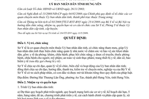 Quyết định 949/QĐ-UBND năm 2009 chức năng nhiệm vụ quyền hạn Sở Y tế Hưng Yên