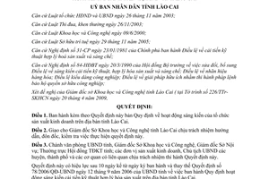 Quyết định 09/2009/QĐ-UBND Quy định hoạt động sáng kiến của tổ chức sản xuất