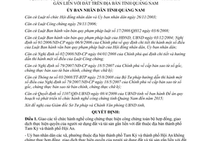 Quyết định 12/2009/QĐ-UBND giao thẩm quyền công chứng chứng thực Quảng Nam